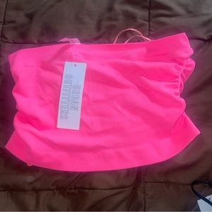 New Urban Outfitters Pink Bandeau Crop Top